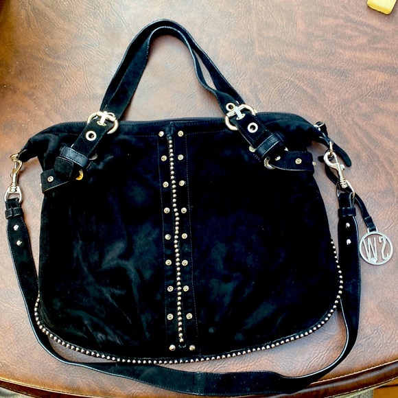 Stewart Weitzman suede bag - Picture 1 of 6